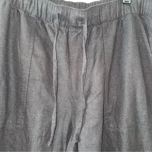 Gap Wide Leg Cargo Style Linen Blend Pants Size Large - Picture 4 of 9